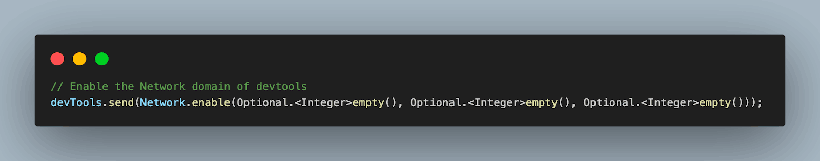 Executing the above script will give an output like