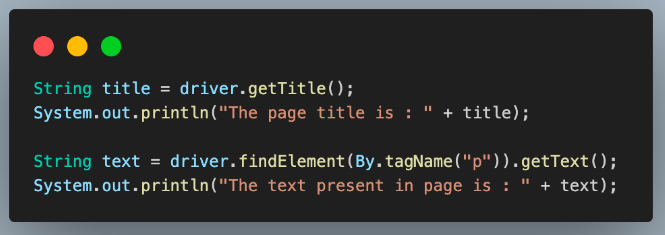 Executing the above script will give an output like