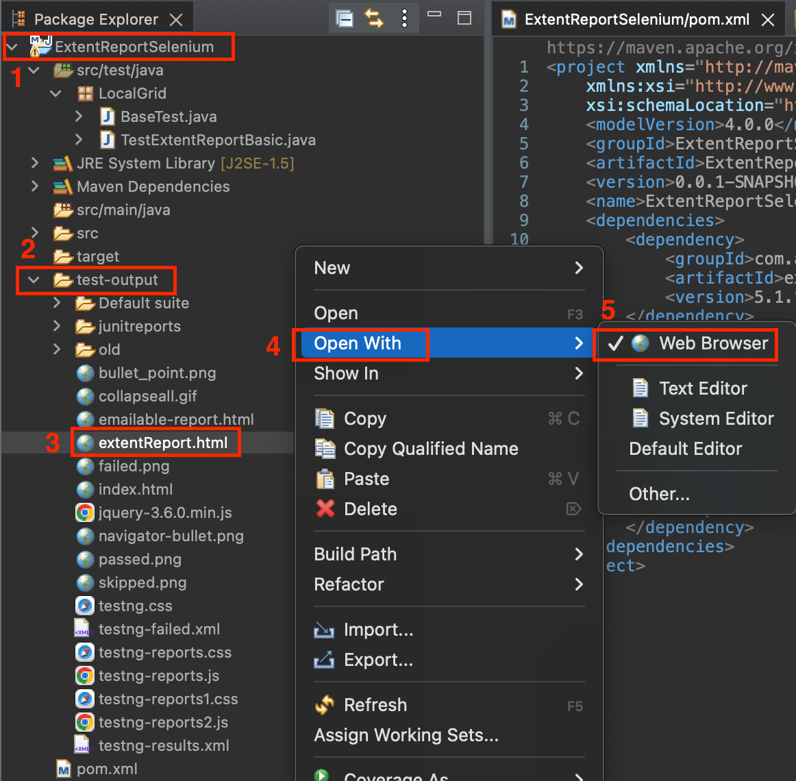 Navigate to the path Navigate to the path