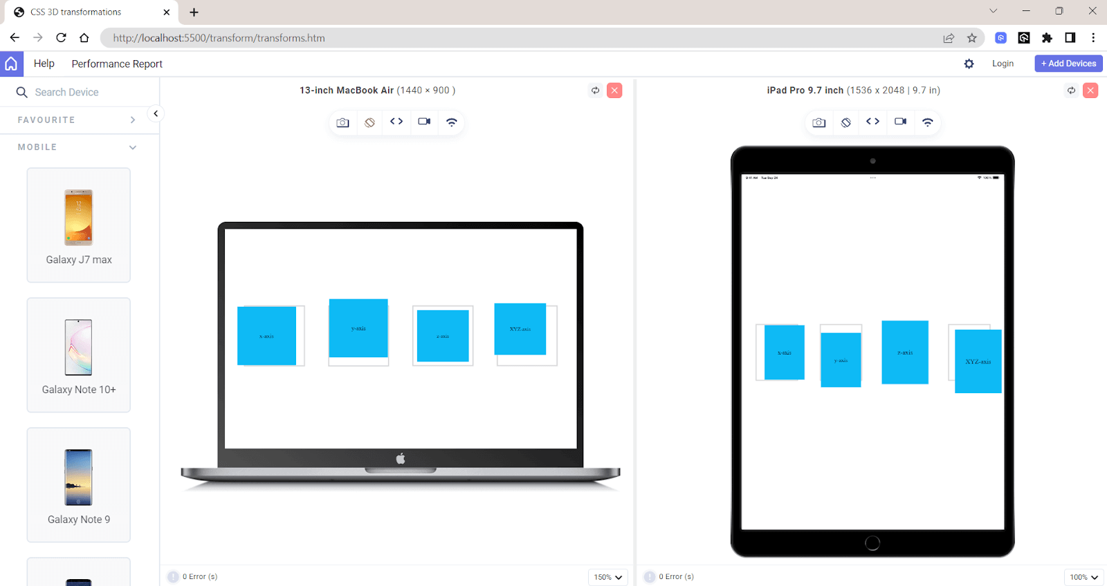 responsive testing responsive testing