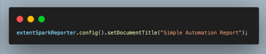 title of the extent report title of the extent report