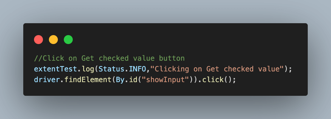 Get Checked Value button Get Checked Value button