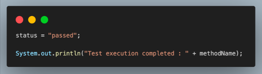 status value to be passed when logging on to the LambdaTest dashboard. status value to be passed when logging on to the LambdaTest dashboard.