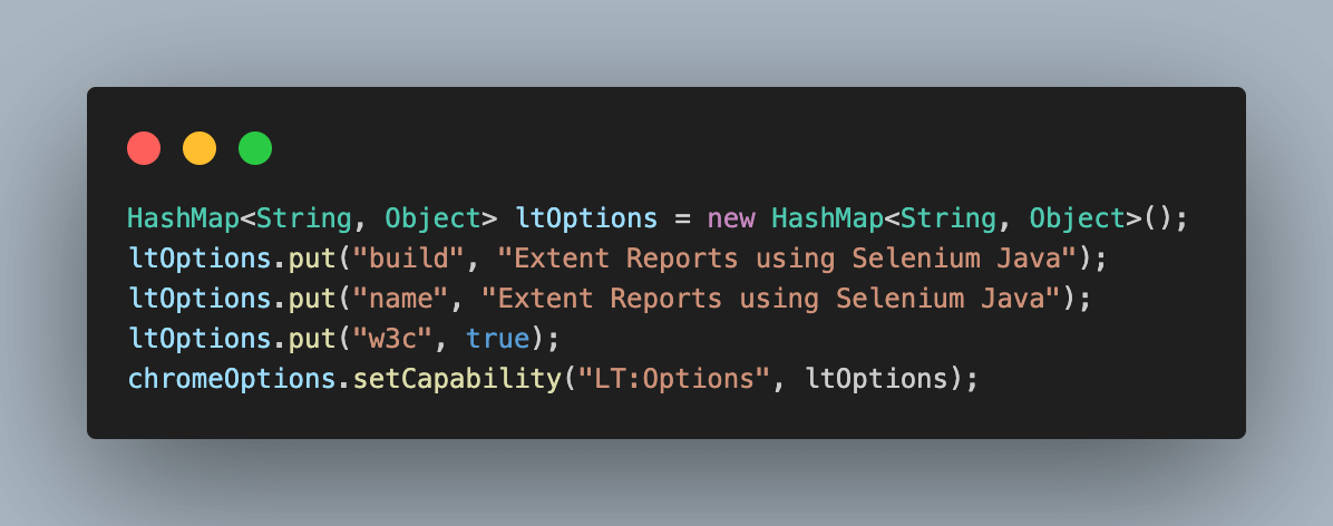 chromeOptions chromeOptions