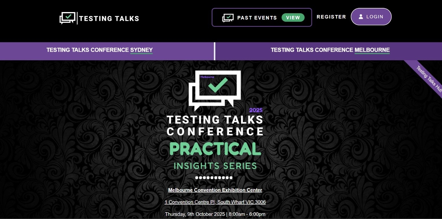 Testing Talk Melbourne