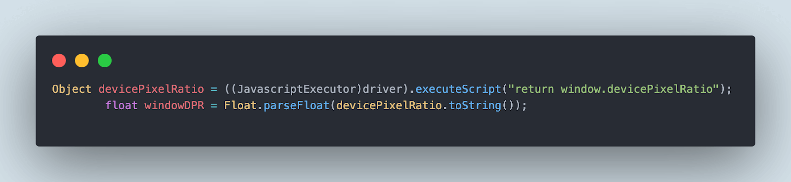 object value object value