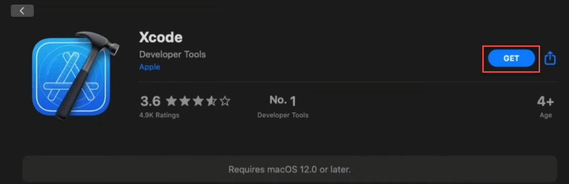 GET beside Xcode GET beside Xcode