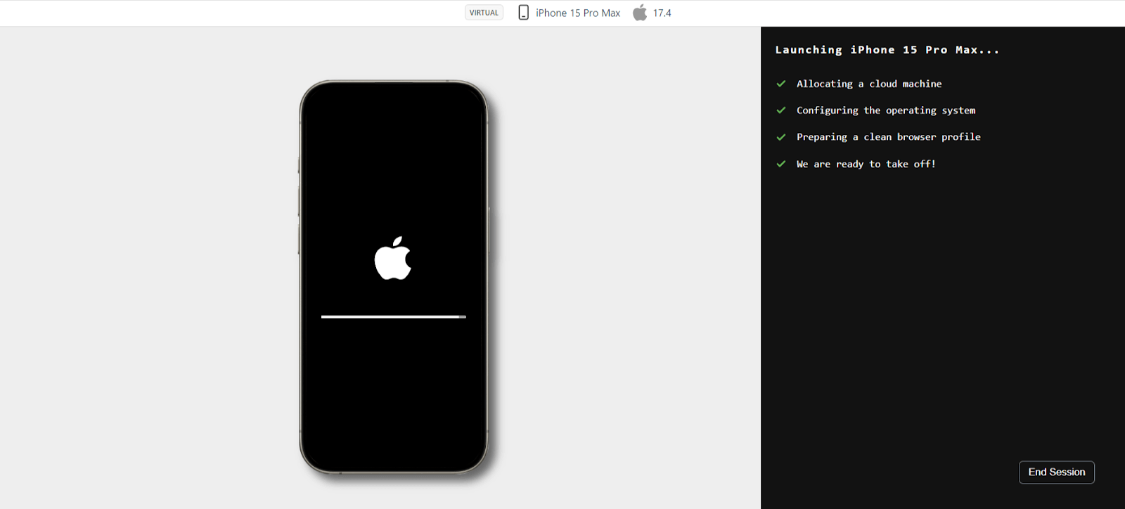 A virtual device A virtual device