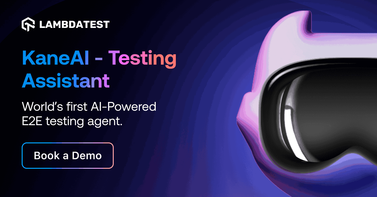 Introducing KaneAI - World’s First End-to-End Testing Assistant | TestMu AI (Formerly LambdaTest)
