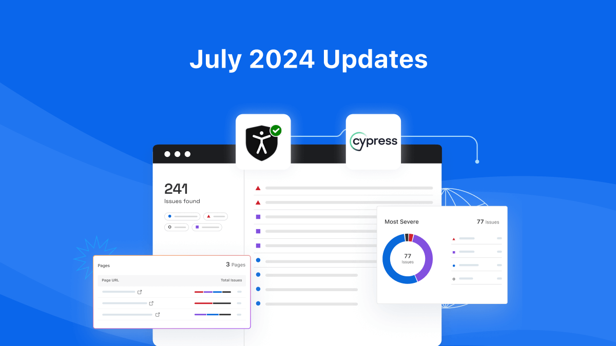 July’24 Updates: Accessibility Automation With Cypress, Flutter App Testing on iOS, and More! | TestMu AI (Formerly LambdaTest)