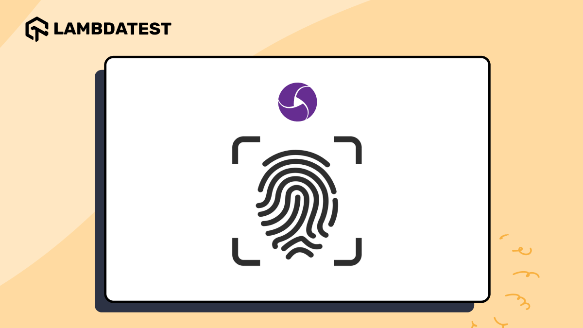 How to Test Biometric Authentication With Appium | TestMu AI (Formerly LambdaTest)