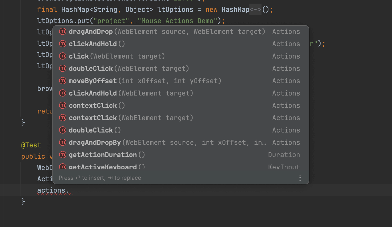 Selenium script Selenium script