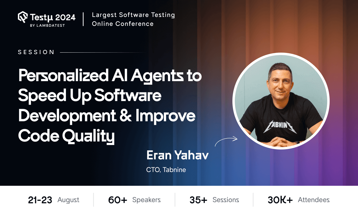 Use Personalized AI Agents to Speed Up Software Development & Improve Code Quality [Testμ 2024]