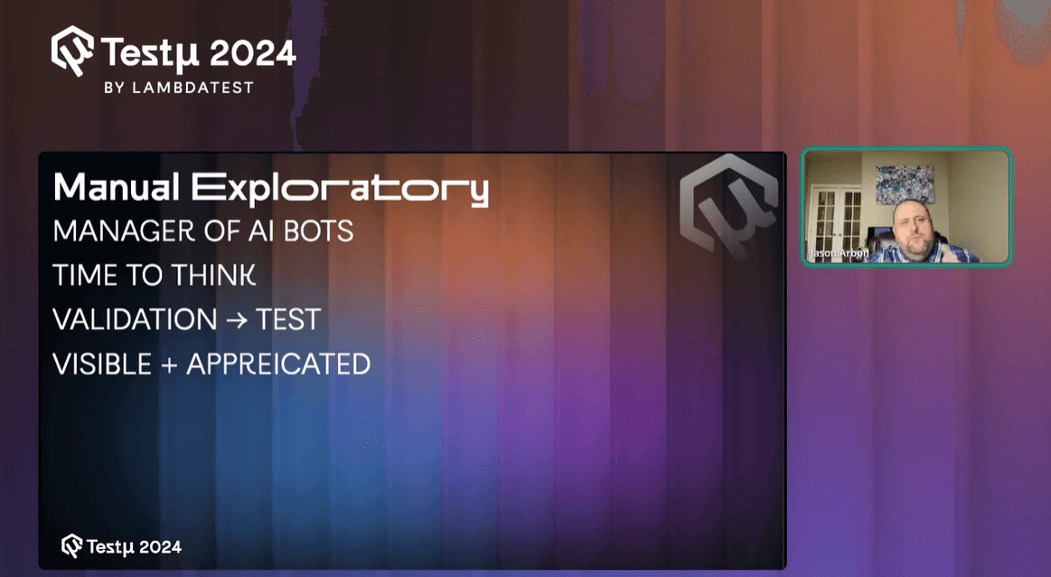 Manual and Exploratory Testing in the Age of AI Manual and Exploratory Testing in the Age of AI