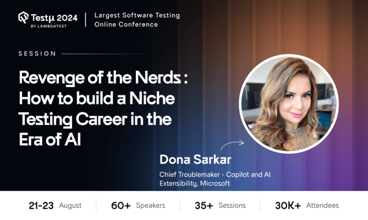 Revenge of the Nerds: How to Build a Niche Testing Career in the Era of AI | TestMu AI (Formerly LambdaTest)