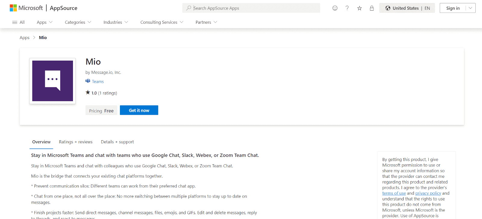 Mio for Teams Mio for Teams