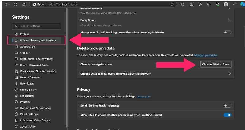 Clear Browser Cache in Microsoft Edge2 Clear Browser Cache in Microsoft Edge2