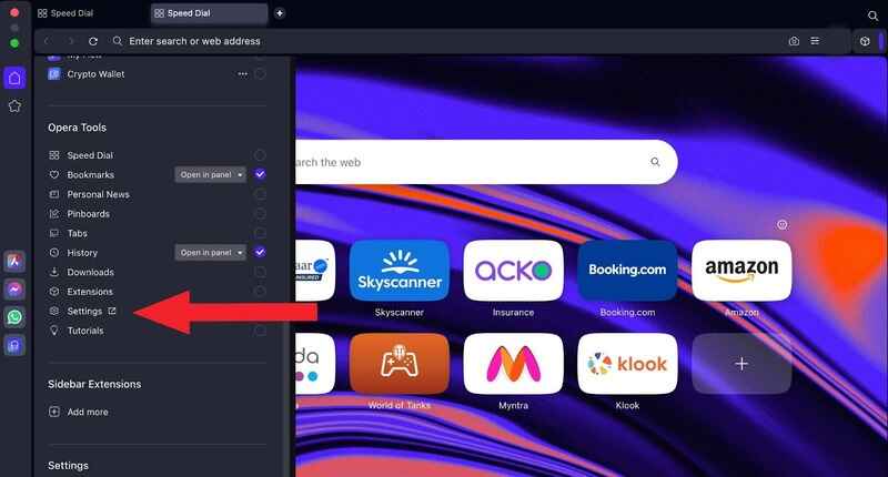 Clear Browser Cache in Opera1 Clear Browser Cache in Opera1