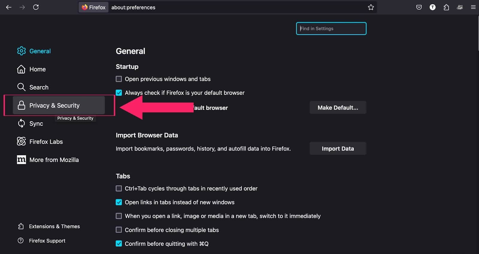 Privacy & Security Privacy & Security