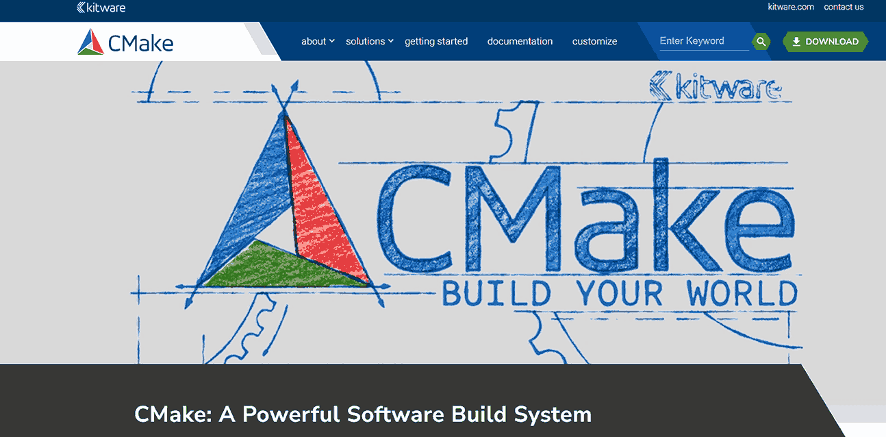 CMake is an open-source, cross-platform
