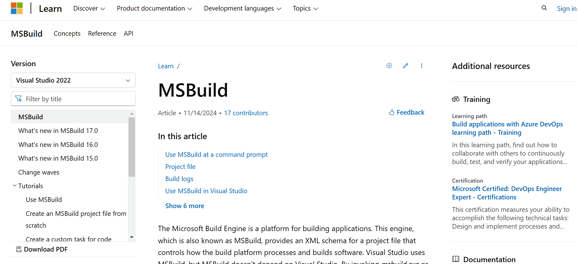 MSBuild
