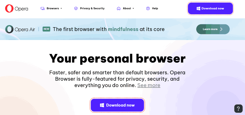 Opera browser Opera browser