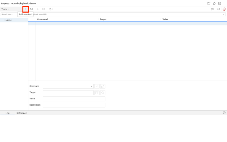 Create a New Test Create a New Test