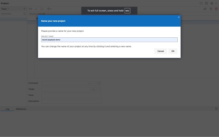 Give it a name and click OK Give it a name and click OK