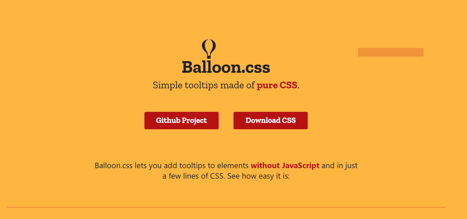 baloon css