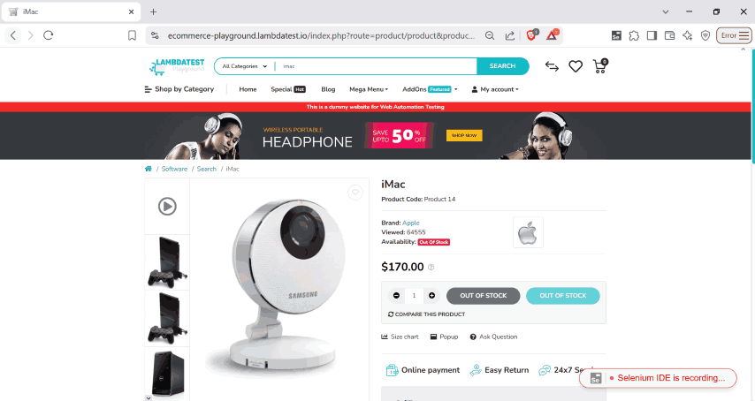 iMac product to open its details page iMac product to open its details page
