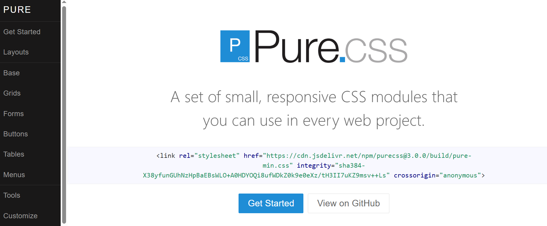 pure css