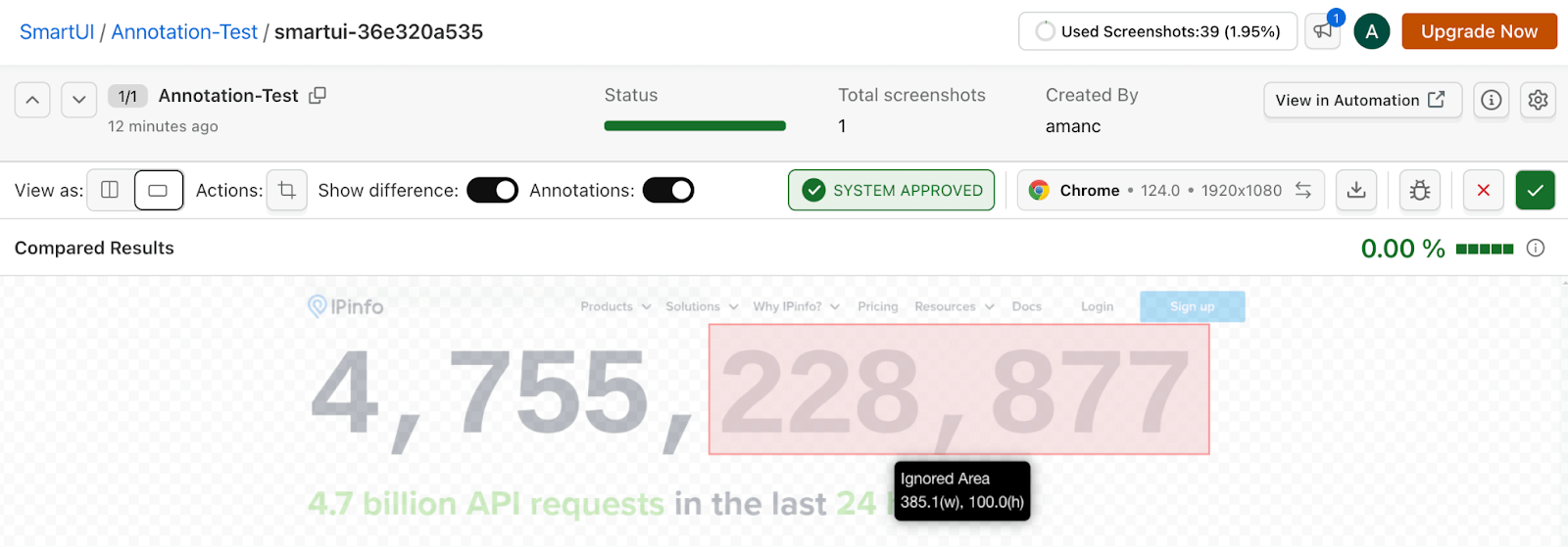 Draw Regions and Use DOM-Based Ignore/Select in SmartIgnore