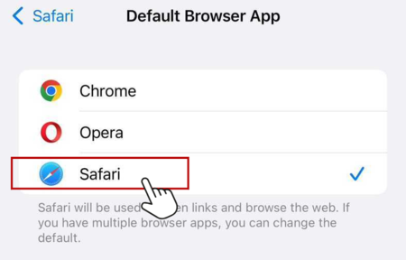 safari as default browser tutorial