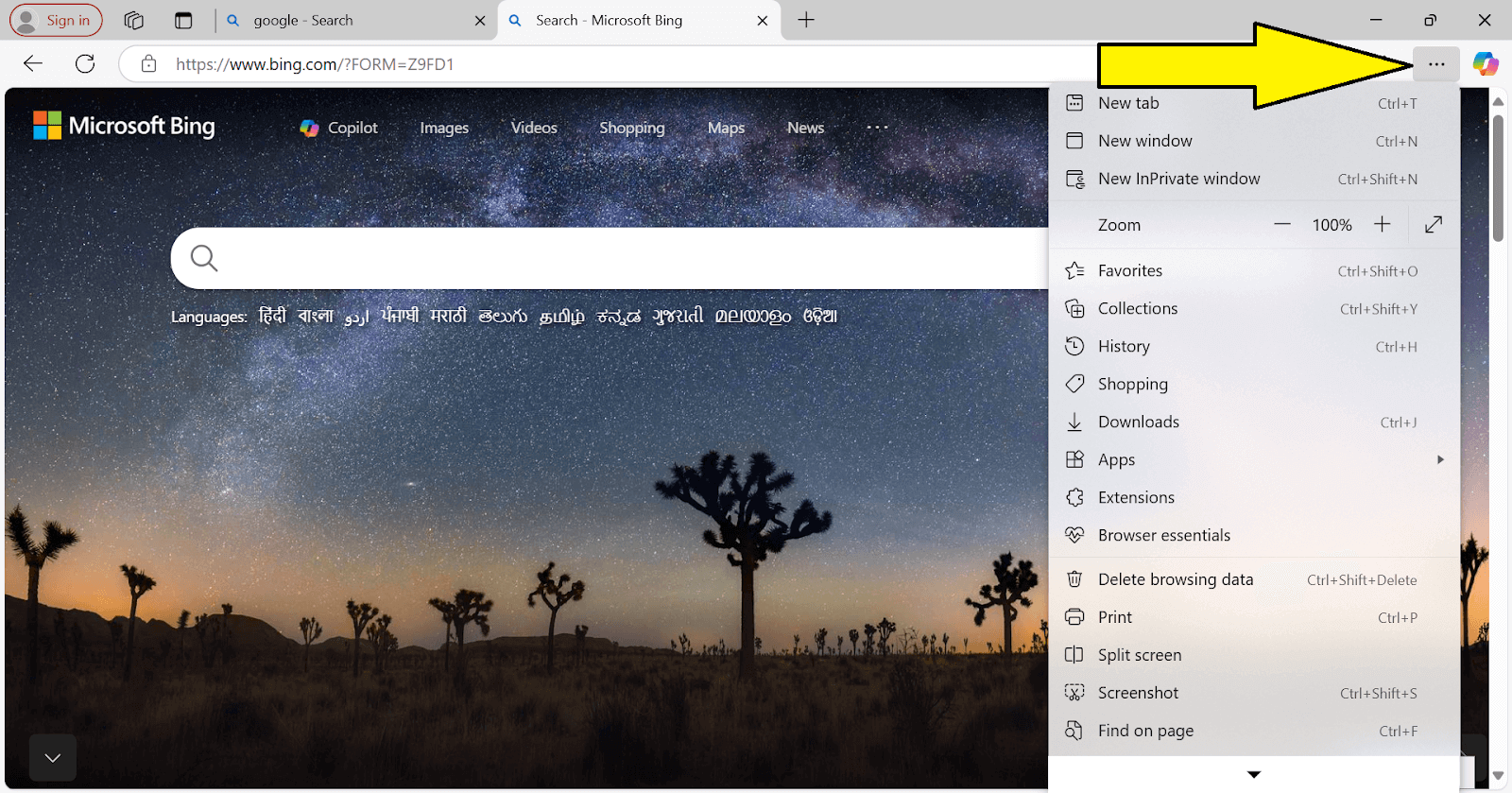 Microsoft Edge on your desktop Microsoft Edge on your desktop