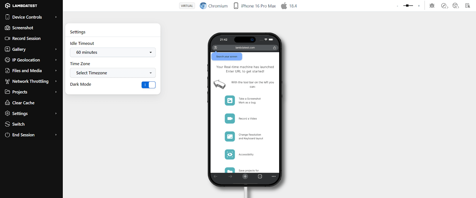 Perform Dark Mode Testing on Android and iOS 