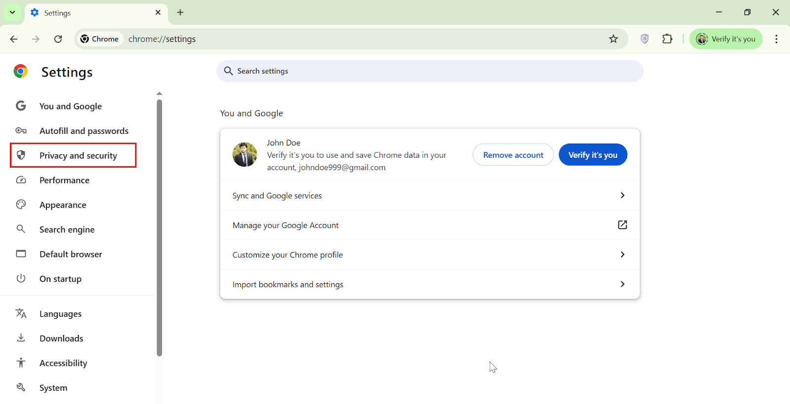 Privacy and security