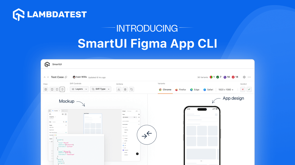 Ensure Mobile App Design Accuracy: Introducing SmartUI Figma App CLI | TestMu AI (Formerly LambdaTest)