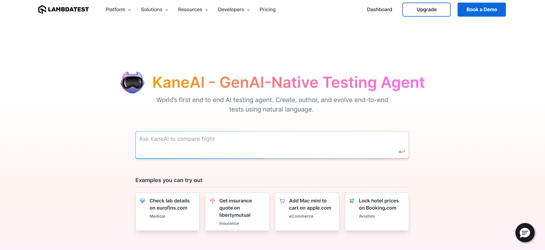 lambdatest kaneai