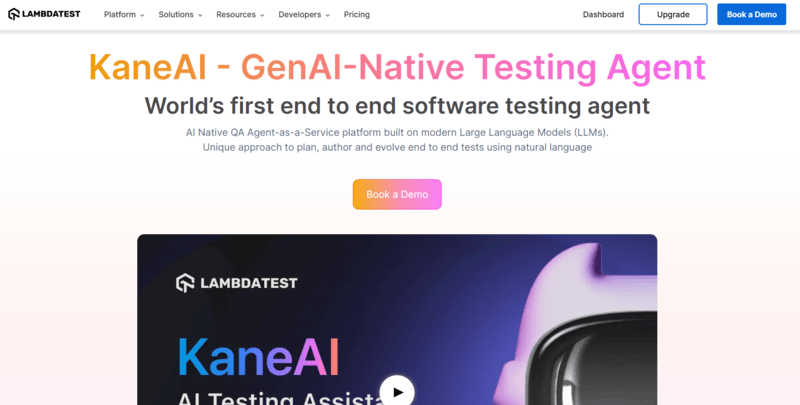 LambdaTest KaneAI LambdaTest KaneAI