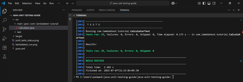 java unit testing tutorial java unit testing tutorial