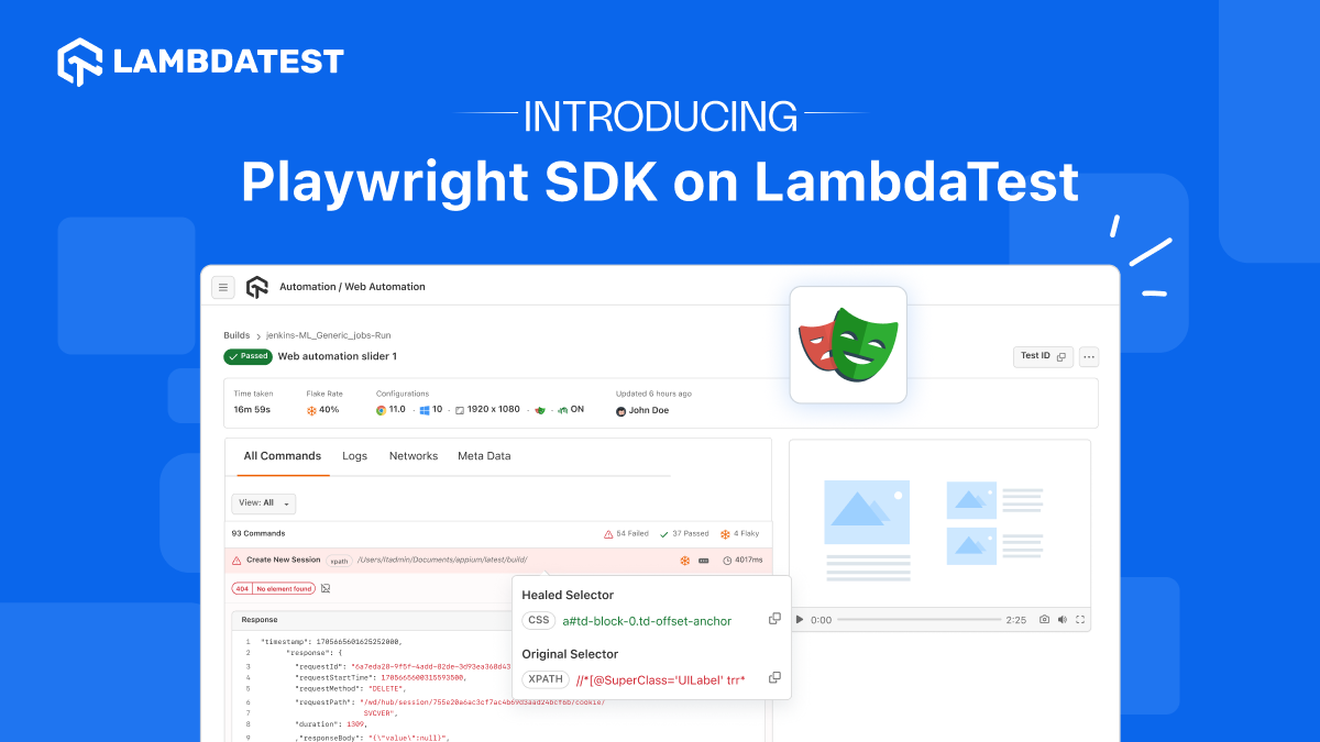 Playwright SDK on TestMu AI (Formerly LambdaTest) for Scalable Automation