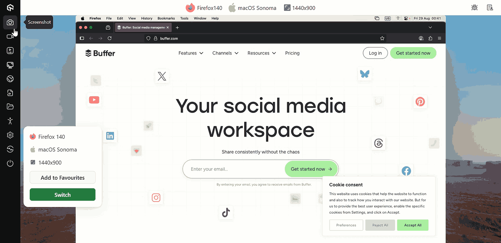 LambdaTest Virtual Machine