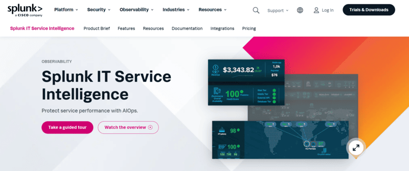 Splunk IT Service Intelligence (ITSI)