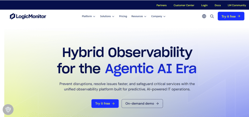 logicmonitor aiops tool