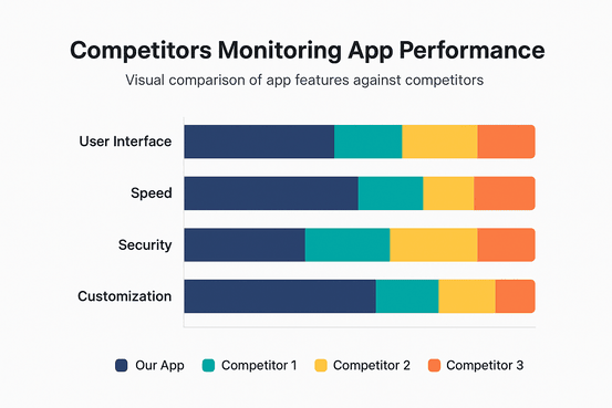monitoring competitor apps for new features and trends